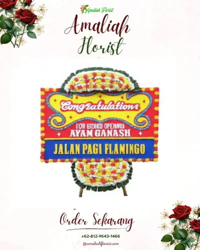 Bunga Papan Congratulation di Pakujaya